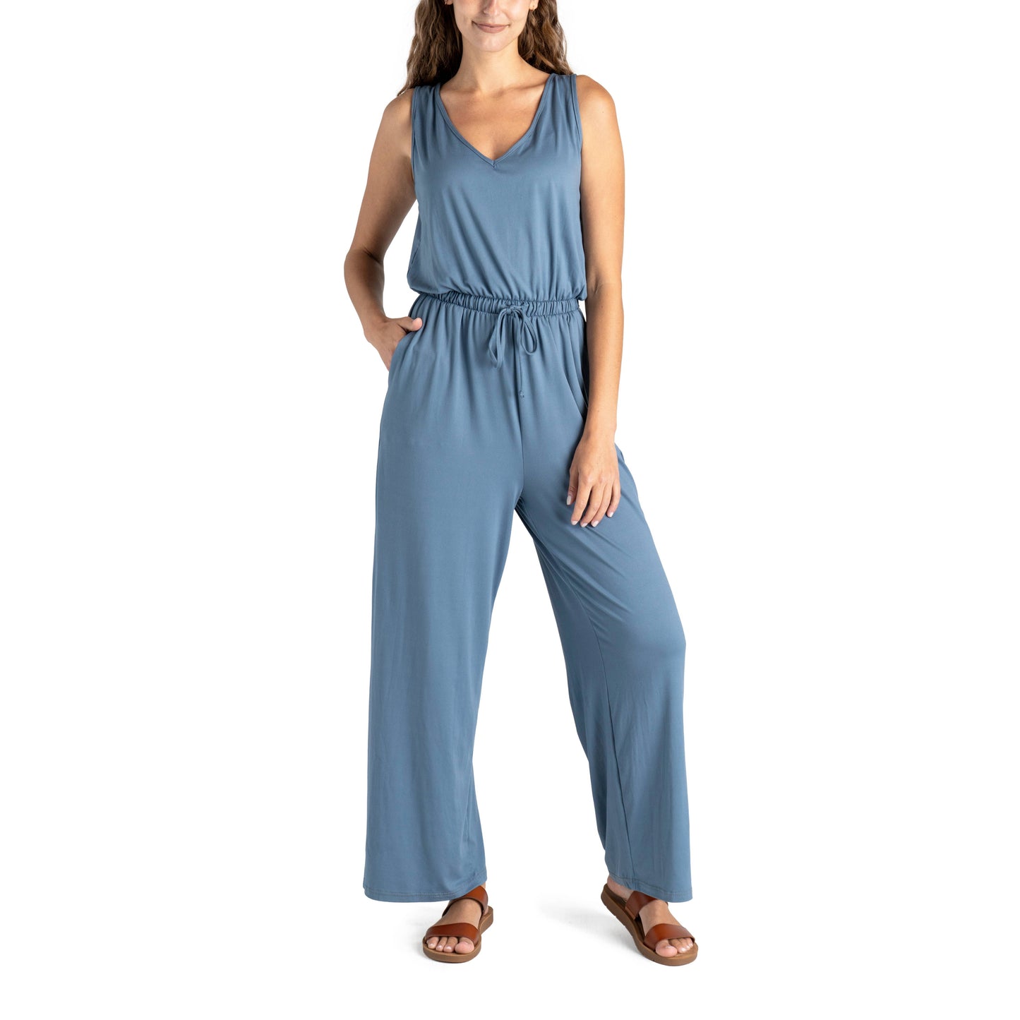 Allthreads™ Vineyard Jumpsuit Open Stock: Olive / Large