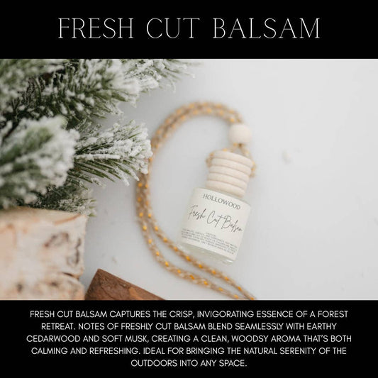 HOLIDAY CAR DIFFUSER: FRESH CUT BALSAM