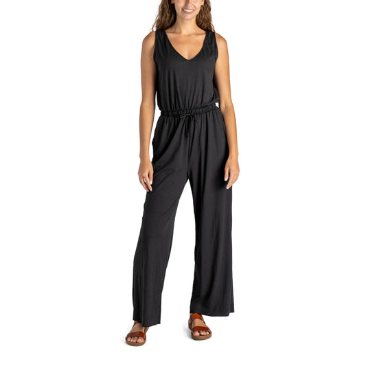Allthreads Vineyard Jumpsuit Open Stock: Black / Medium