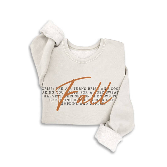 FALL MINERAL SWEATSHIRTS: White