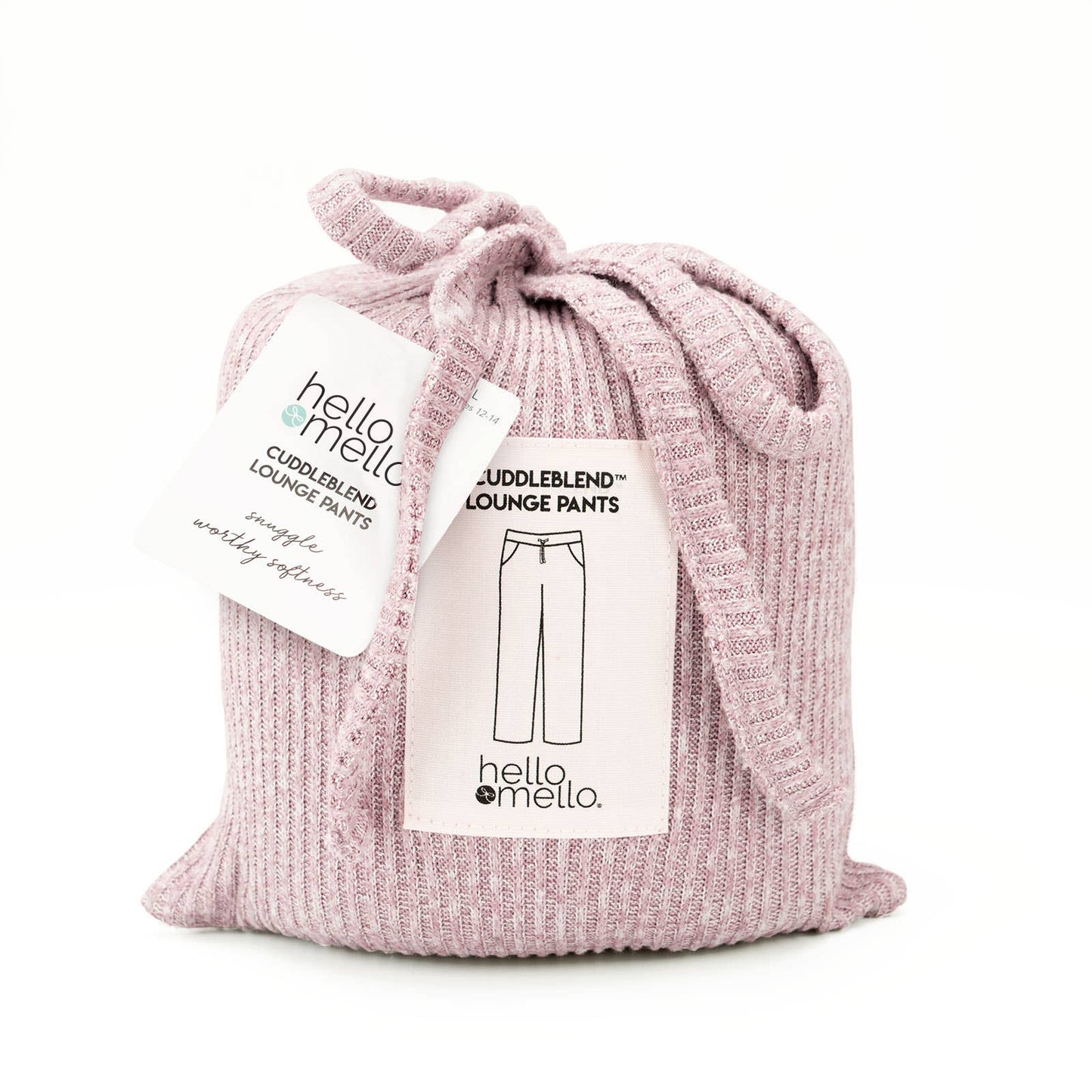 Hello Mello Cuddleblend Pants Open Stock: Pink / Large