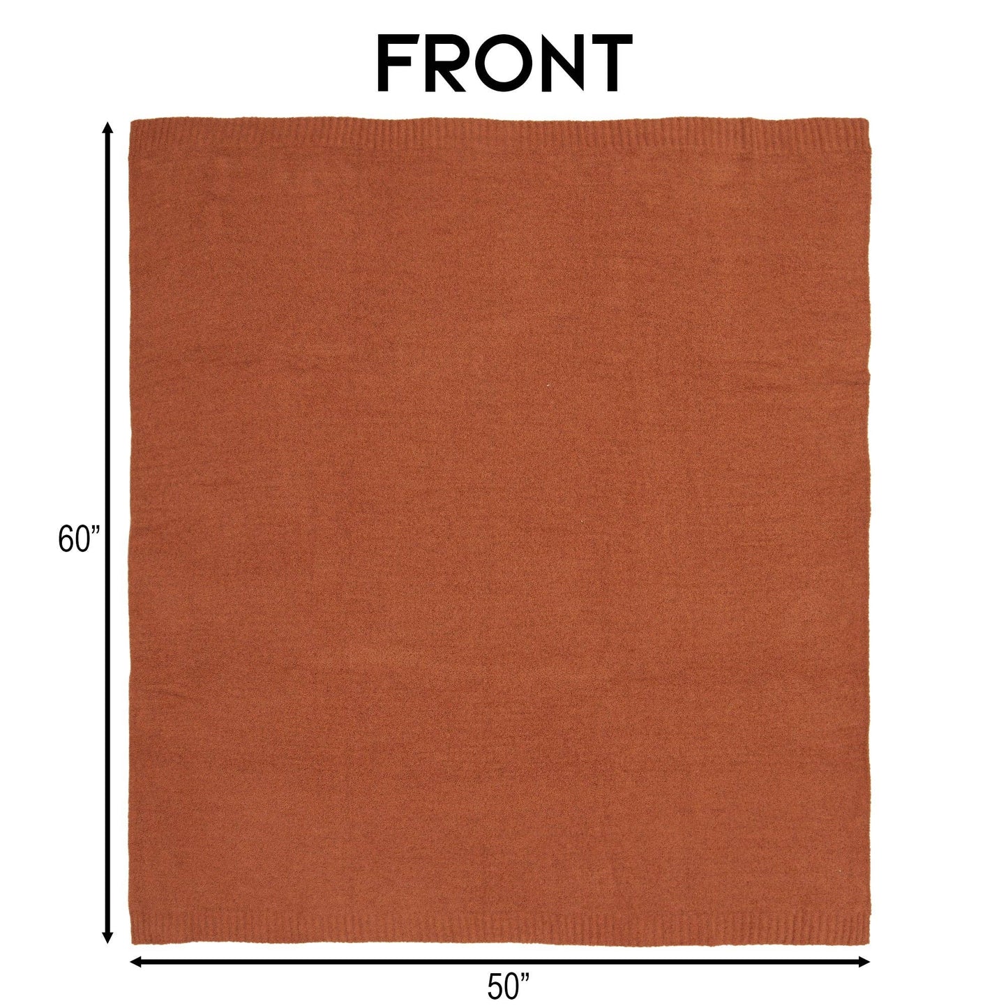 Desert Clay Stretchy Throw Blanket