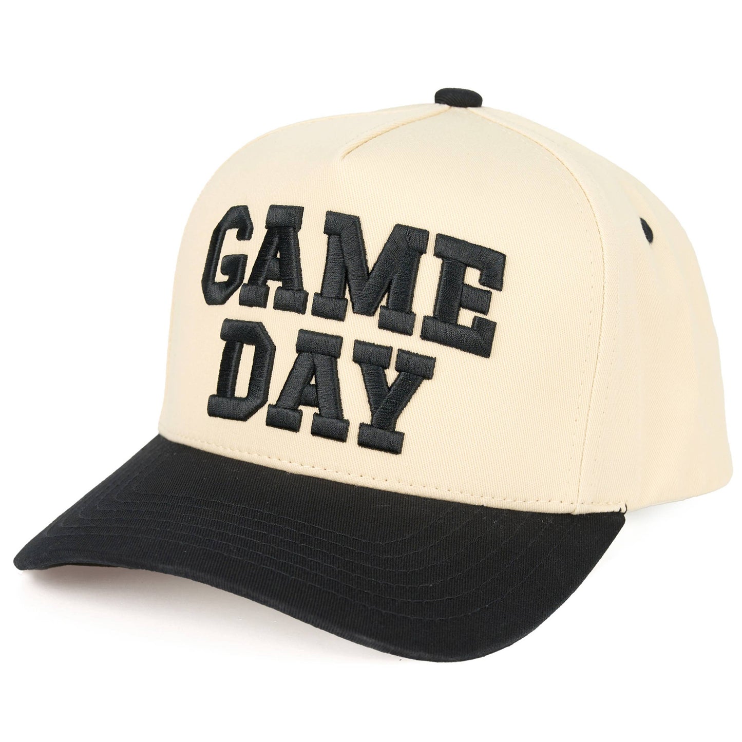 C.C GAME DAY Embroidered Cotton Baseball Cap: Leopard