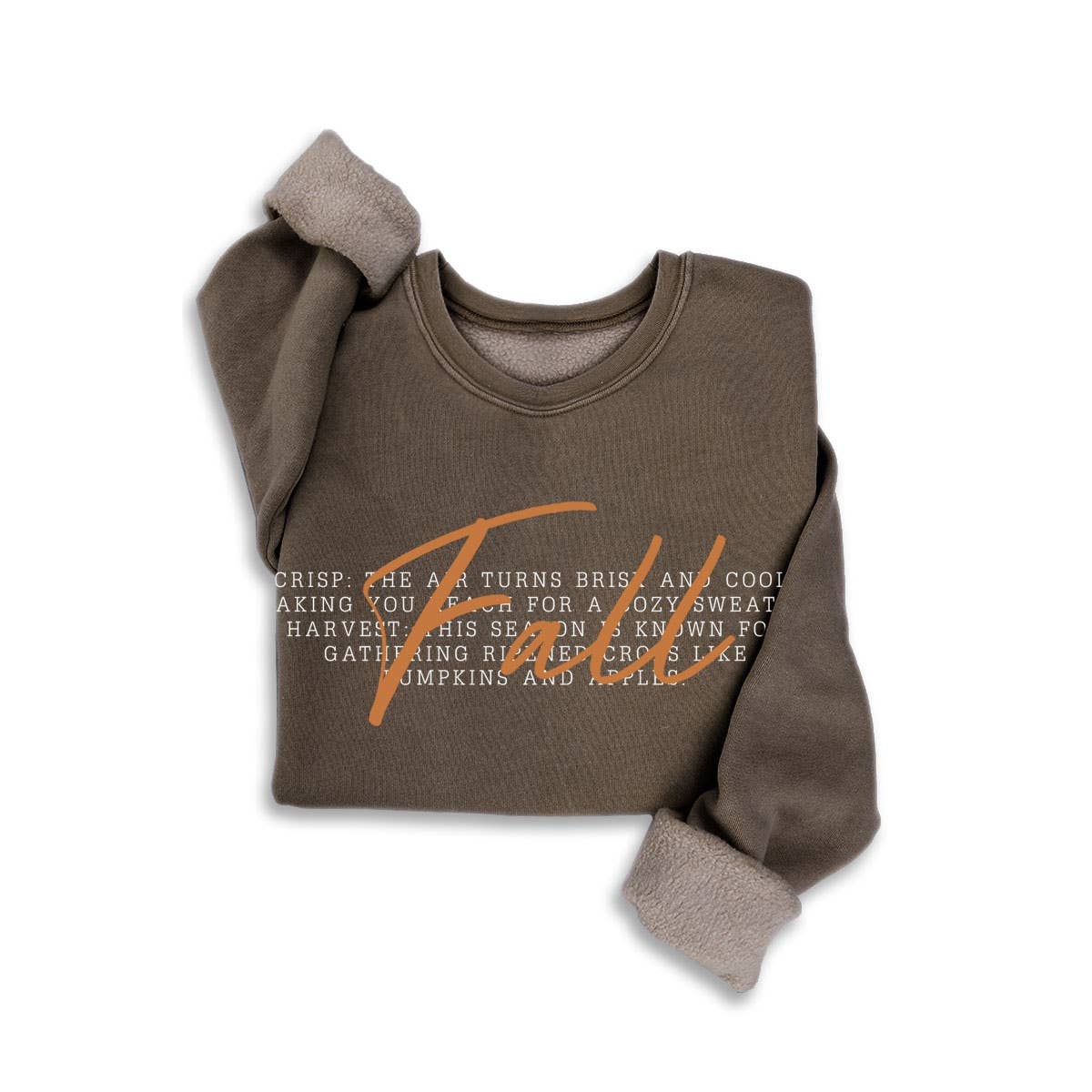 FALL MINERAL SWEATSHIRTS: White / L