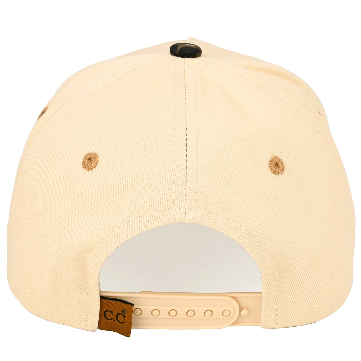 C.C PUT IT ON MY HUSBAND'S TAB Letter Trucker Hat: Brown