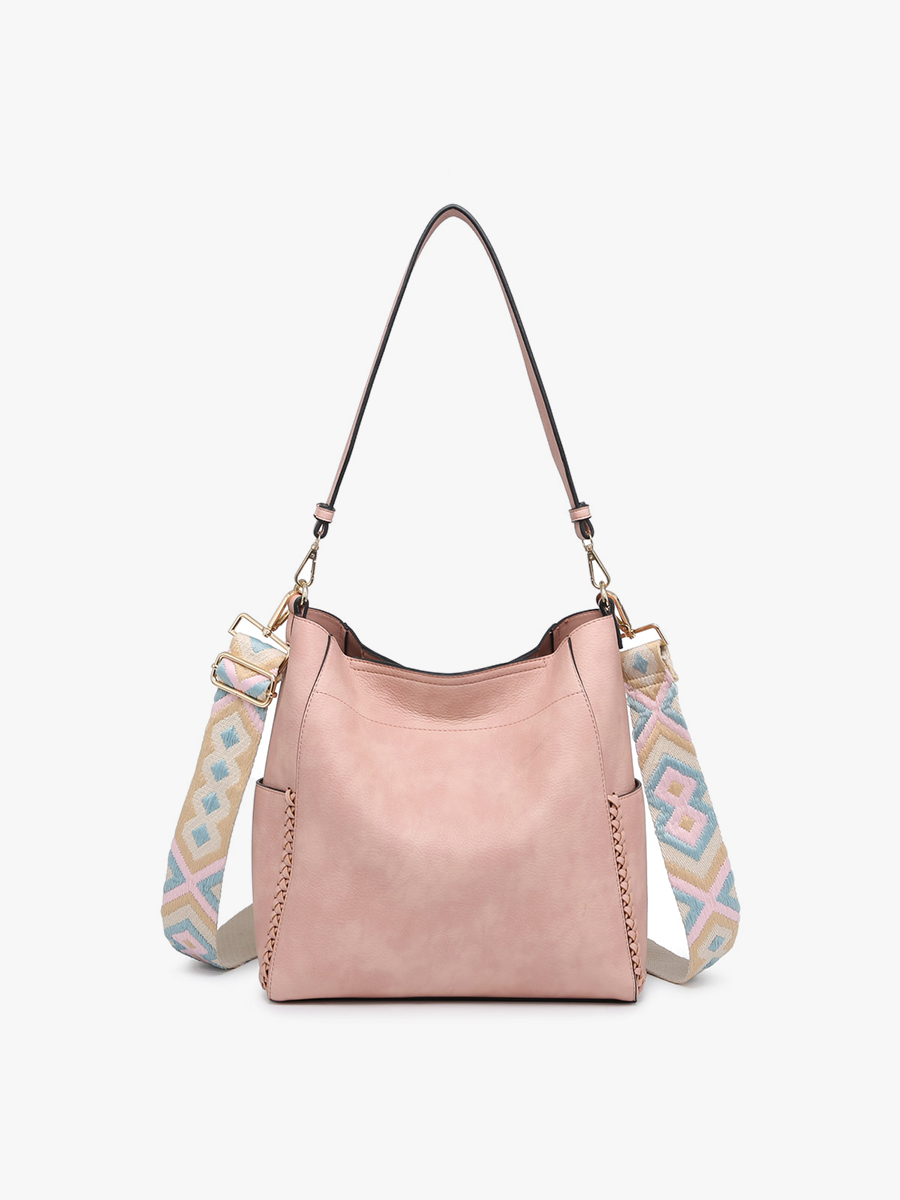 Penny 2-in-1 Bucket Bag w/ Guitar Strap | M2070 : Grey