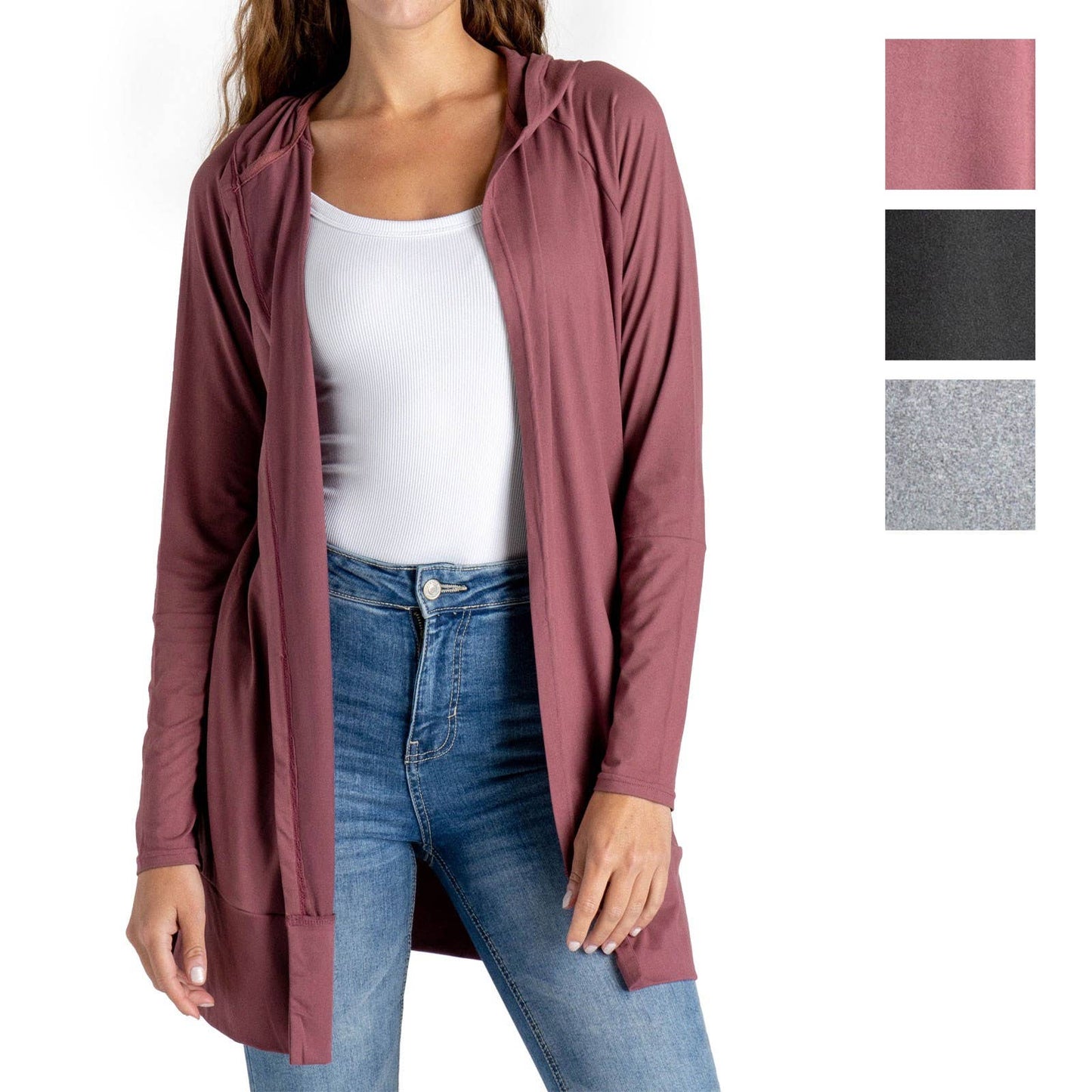 FITKICKS Everywear Cardigan Open Stock: Pink / Large/XL
