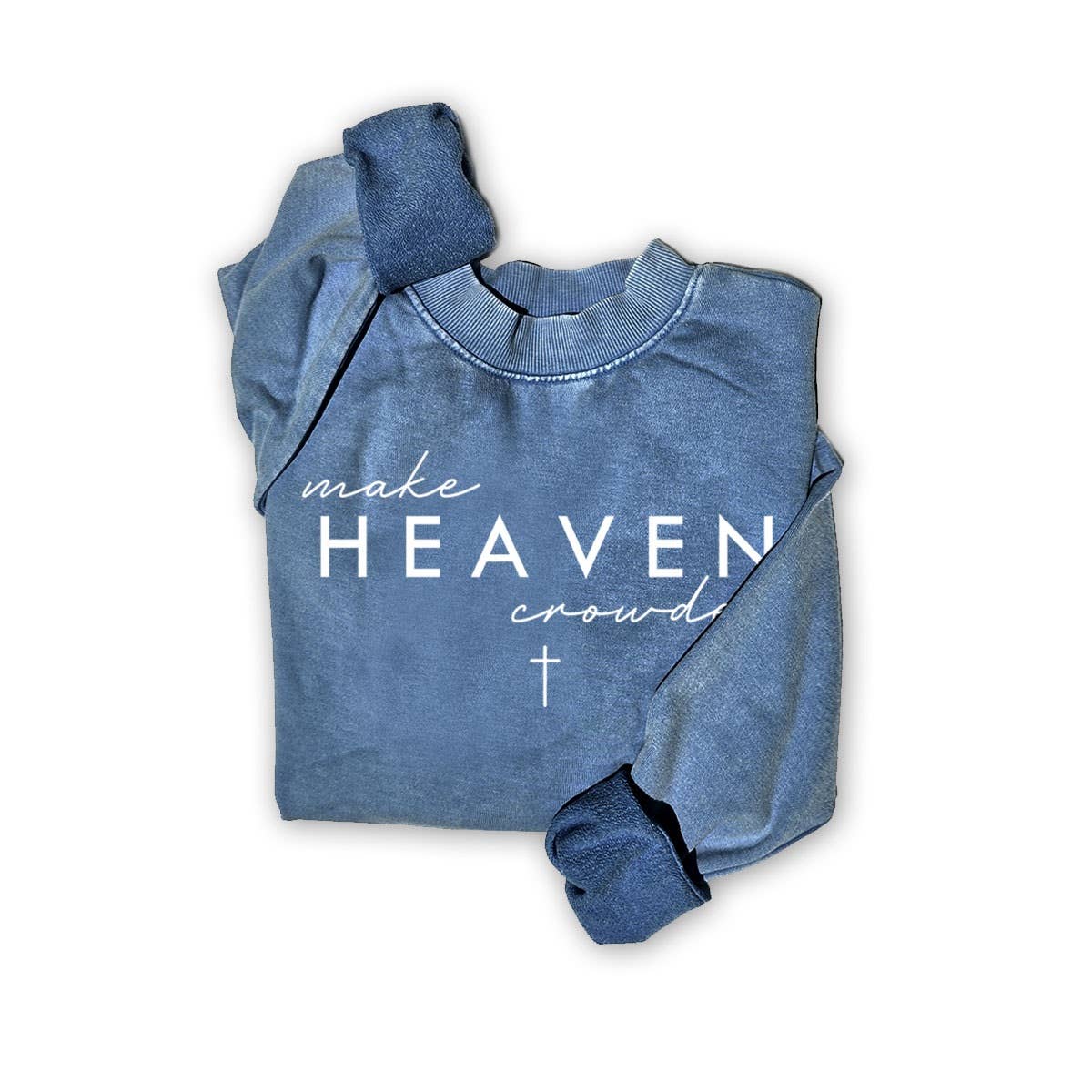 MAKE HEAVEN MINERAL GRAPHIC SWEATSHIRTS: Mineral Taupe / S-M-L-XL(1-2-2-1)