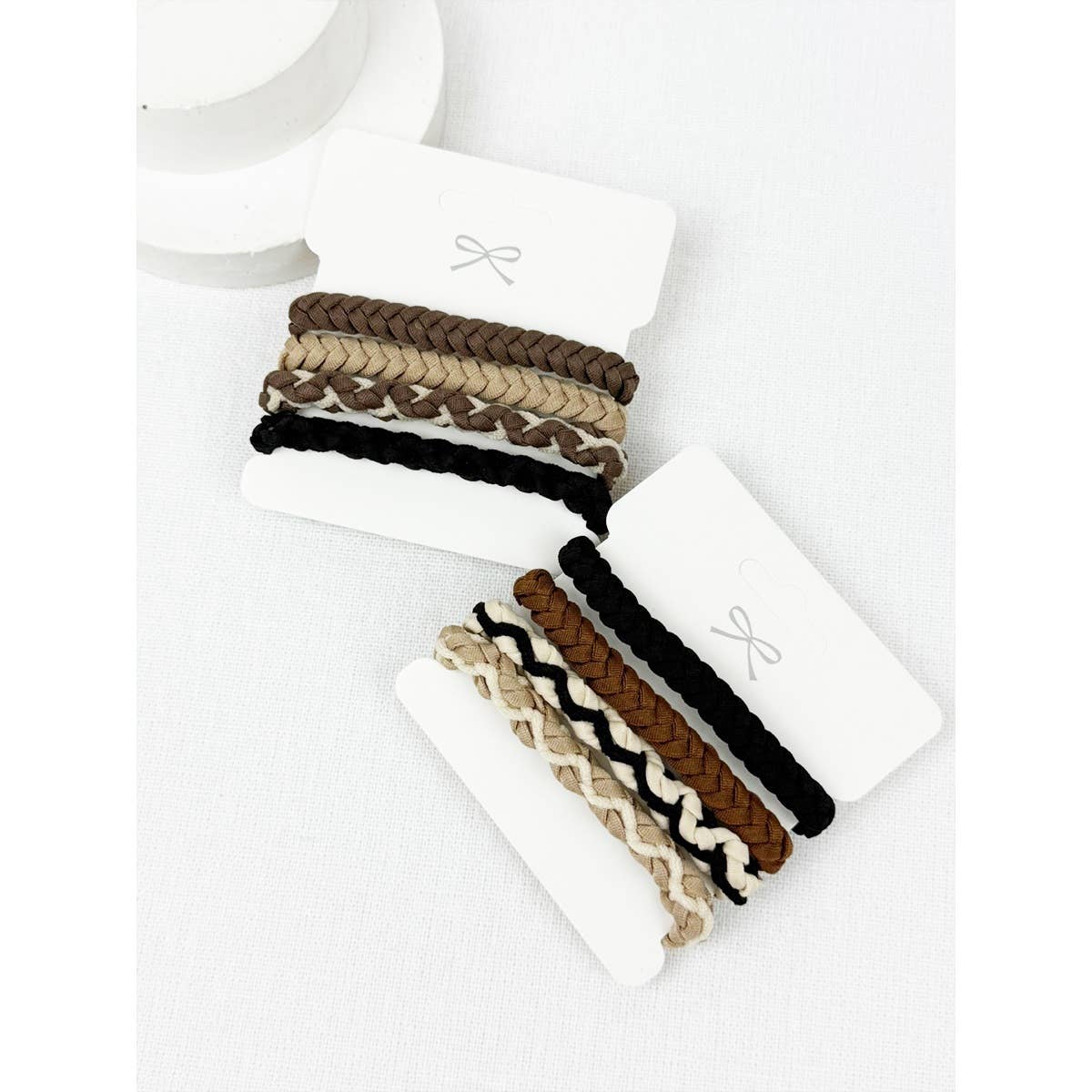 Boho Style Elastic Ponytail Hair Tie: MIX COLOR / ONE(12)