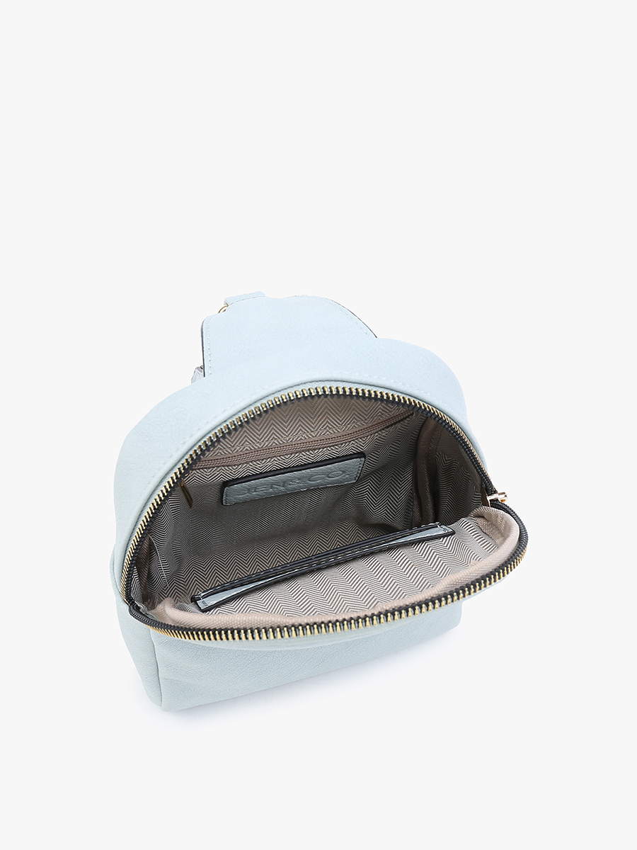 M2436 Ellen Sling Bag w/ Removable Guitar Strap: Gunmetal