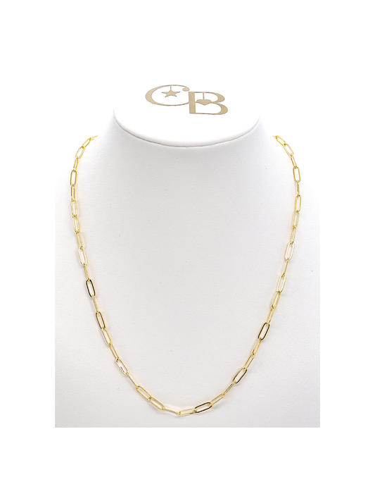 * Gold Ashley Necklace: 16"