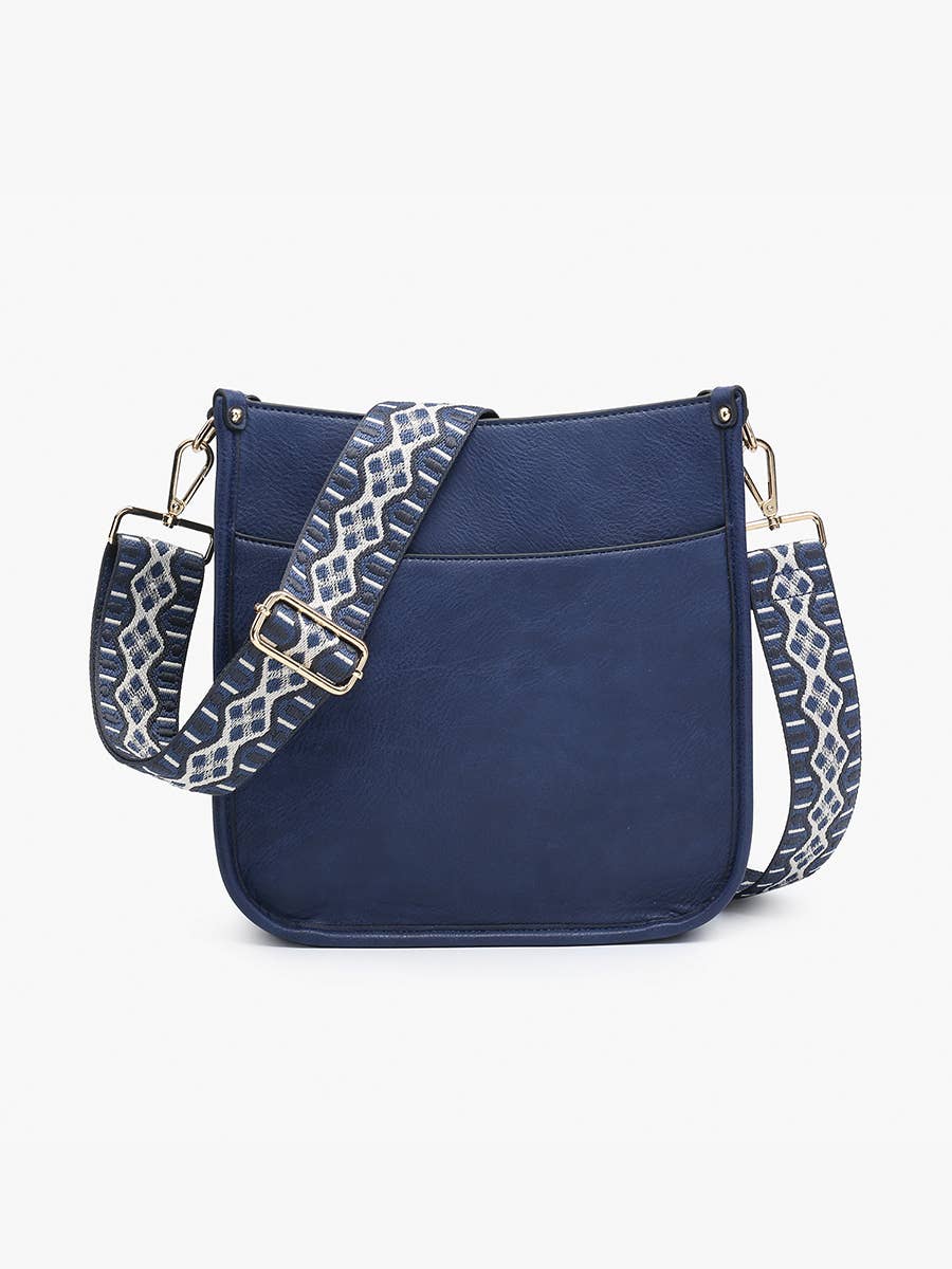 M2168 Posie Crossbody w/ Removable Strap: Brown.Brown