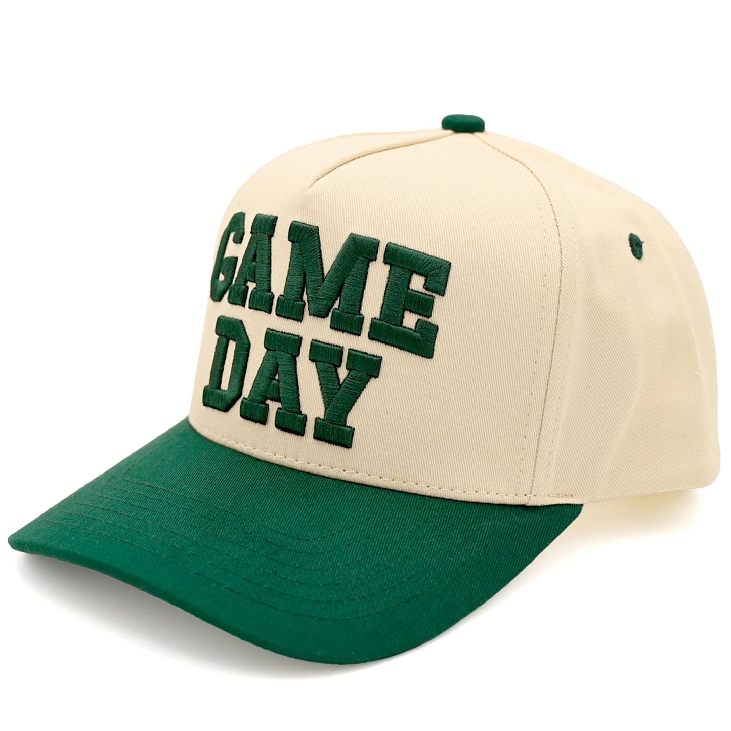 C.C GAME DAY Embroidered Cotton Baseball Cap: Leopard